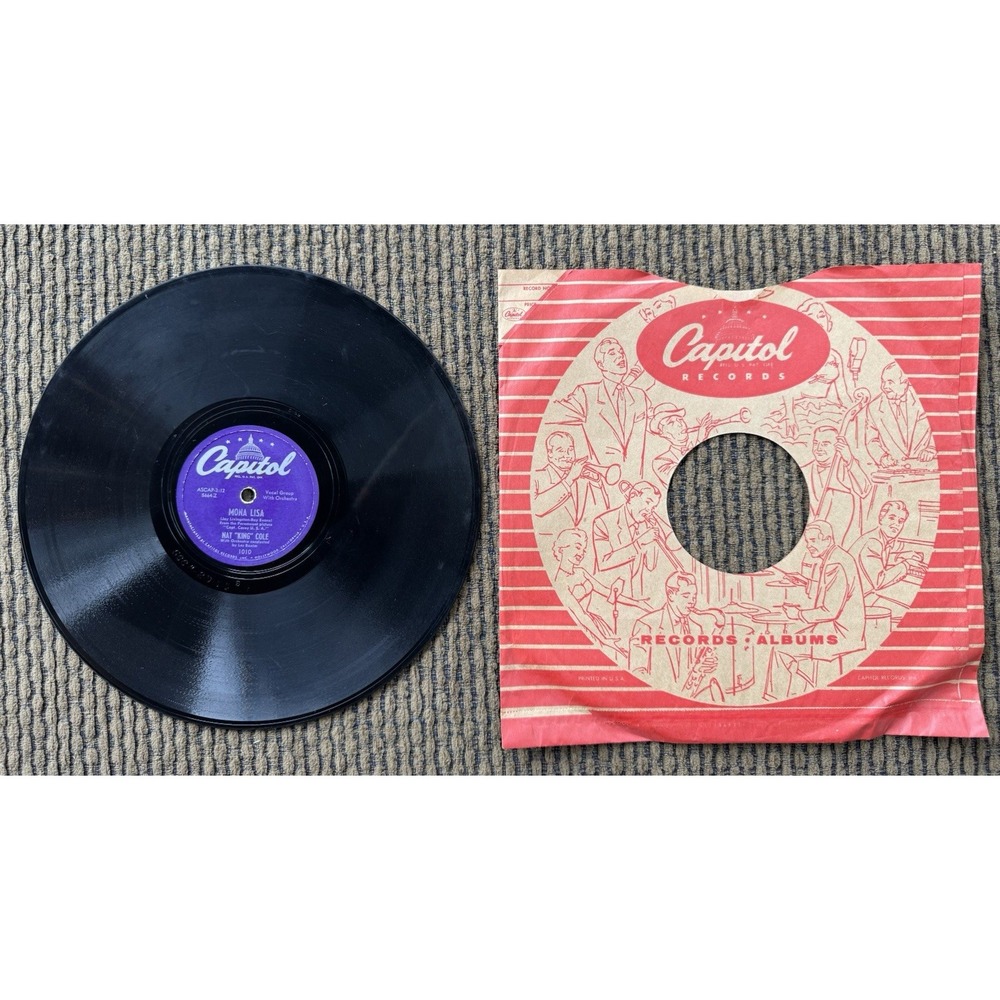 Lot Of 3 Nat King Cole Lester Young Vinyl/Shellac Records 33,78 RPM, 1 In Shrink - Picture 10 of 11